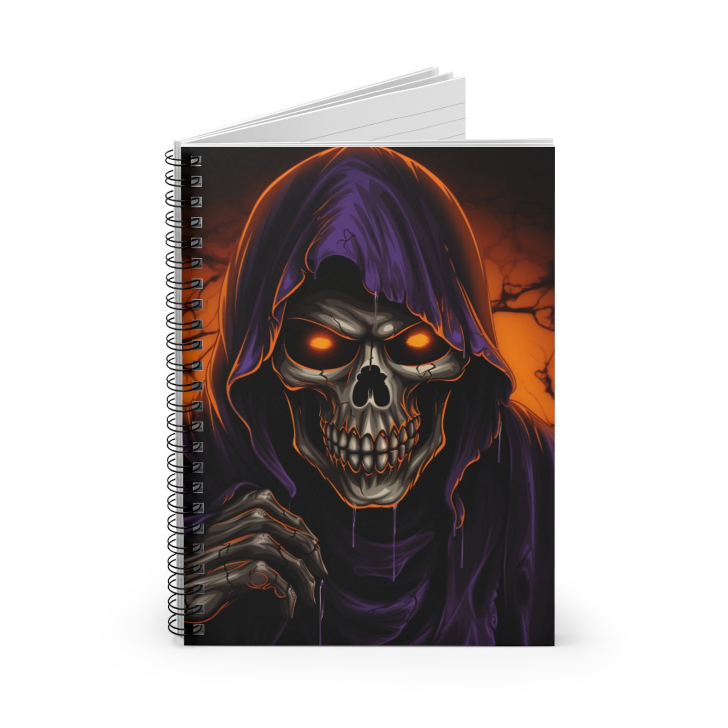 Death Spiral Notebook - Ruled Line