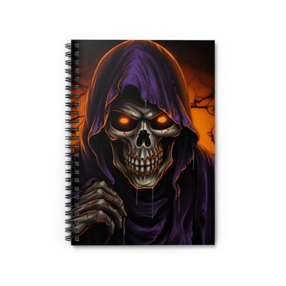 Death Spiral Notebook - Ruled Line