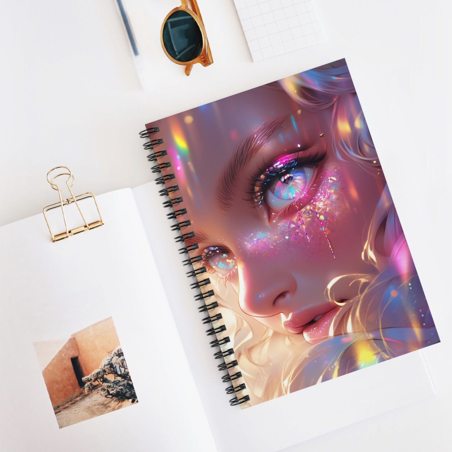 Shimmer Spiral Notebook - Ruled Line