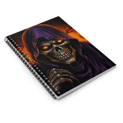 Death Spiral Notebook - Ruled Line