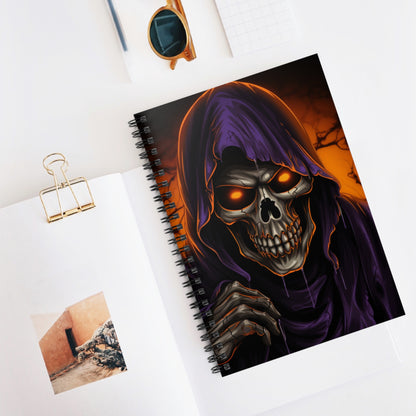 Death Spiral Notebook - Ruled Line